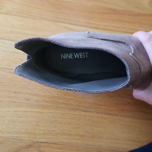 Nine West Western Suede Leather Ankle Boot - Picture 5 of 12